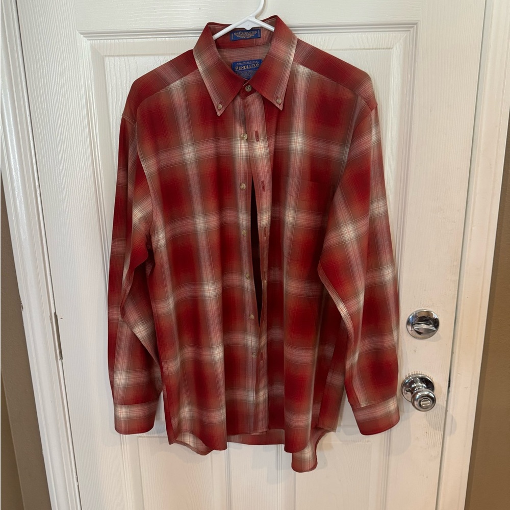 Medium Sir Pendleton Lightweight Wool Euc Longsle… - image 1